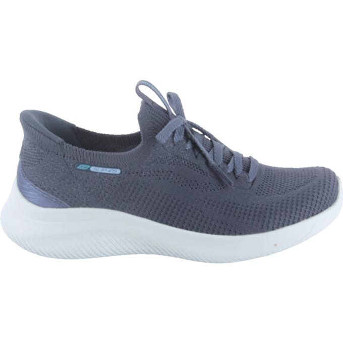 Skechers Ultra Flex 4.0 Textiel Dames Marineblauwe Standaard Sneakers