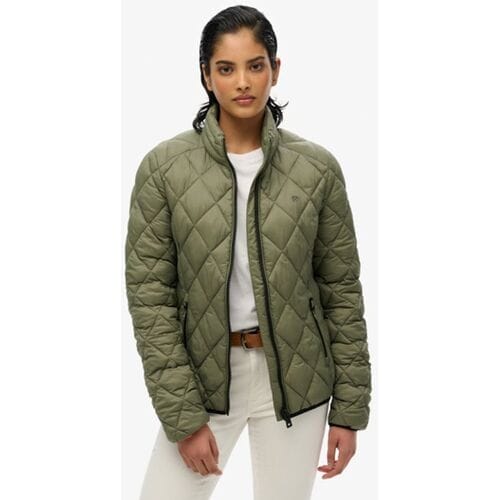 Superdry Diamond Quilt Fuji Lite Jas Dames - Maat 16