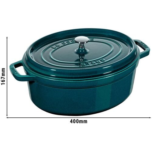 STAUB LA COCOTTE - Kookpot - Ovaal - 330mm - Gietijzer - La-Mer