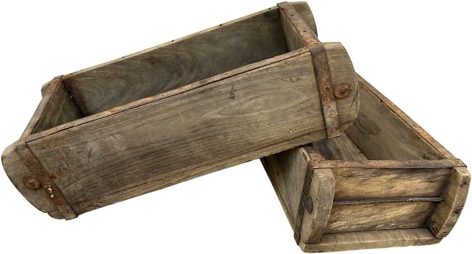 Deco4yourhome® - Steenmal Enkel - 32cm - Kruidenrek - 1 Stuk - India