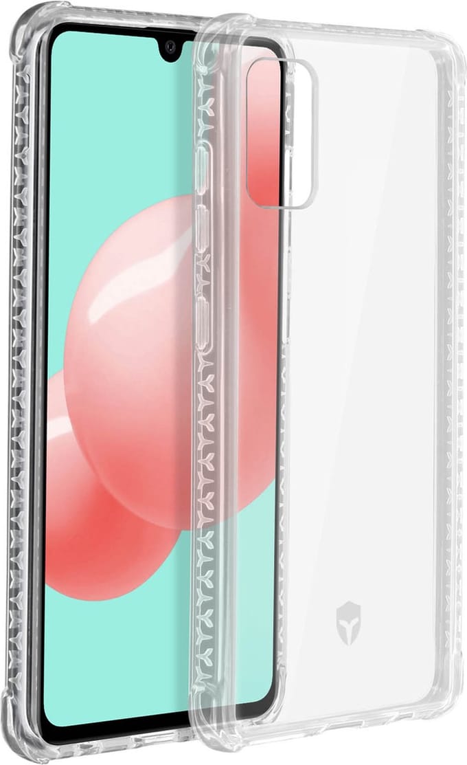 Force Case, Hoesje Geschikt voor Samsung Galaxy A41 AIR Schokbestendig, Transparant