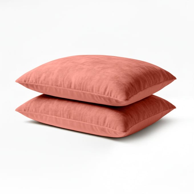 HappyBed Kussenslopen Old Pink 60x70 cm - Kussensloop set 2 stuks - 100% Microvezel - Ultieme slaapcomfort
