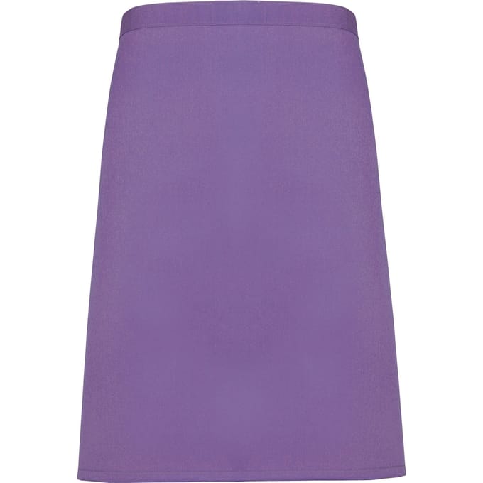 Premier Dames/Dames Mid-Length Apron (Pakket van 2) (Rijke Violet)