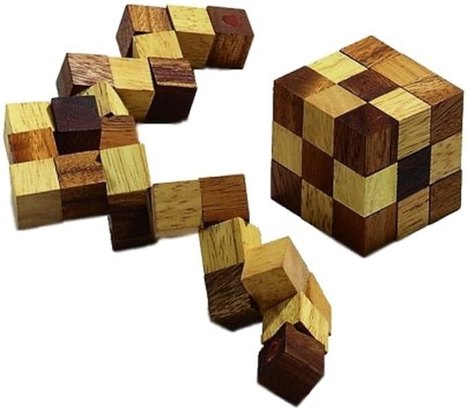 Philos Slangenkubus Puzzel Middel