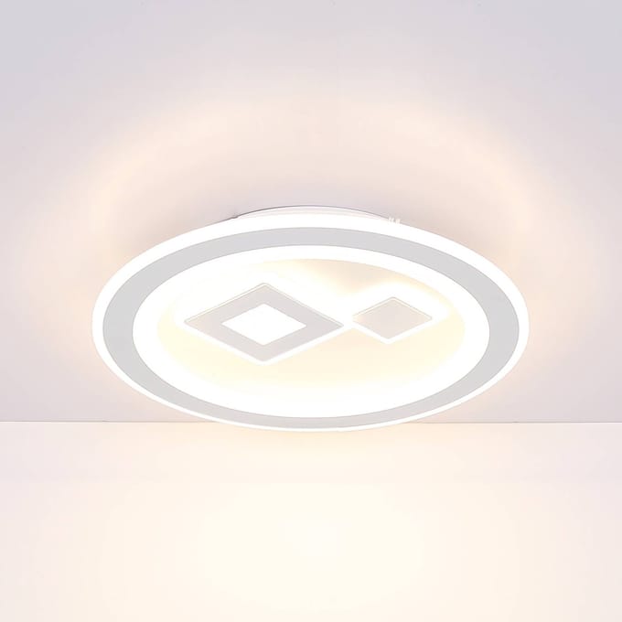Globo LED plafondlamp Valeria, CCT-functie, rond