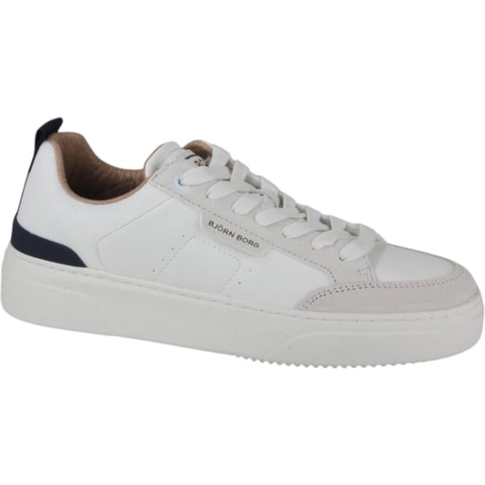Bjorn Borg Breakpoint Sneakers Heren Schoenen mannen - Wit/Beige - Witte Sneaker - Maat 45