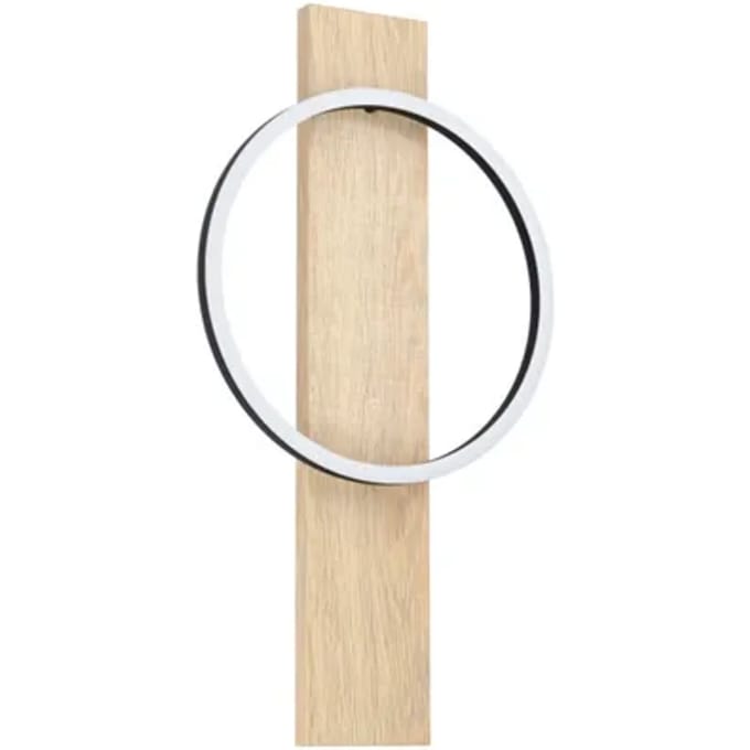 EGLO BOYAL WALL 12W 1700LM ZWART/EIKEN FSC