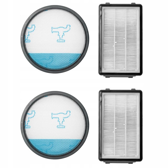 AreoSe - HEPA-filter voor ROWENTA, TEFAL Power Cyclonic - 4 stuks