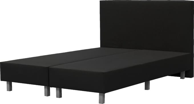 Boxspring - Amsterdam - 180x200 - Zwart - Stof