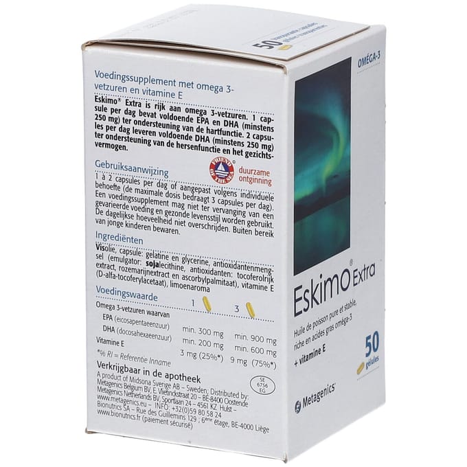 Metagenics Eskimo Extra 50 capsules