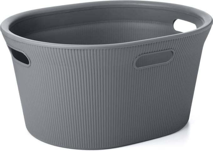 Heupwasmand grijs / wasmand 35 liter