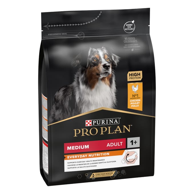 Pro Plan Medium Adult Everyday Nutrition- Honden droogvoer - Kip - 3 kg