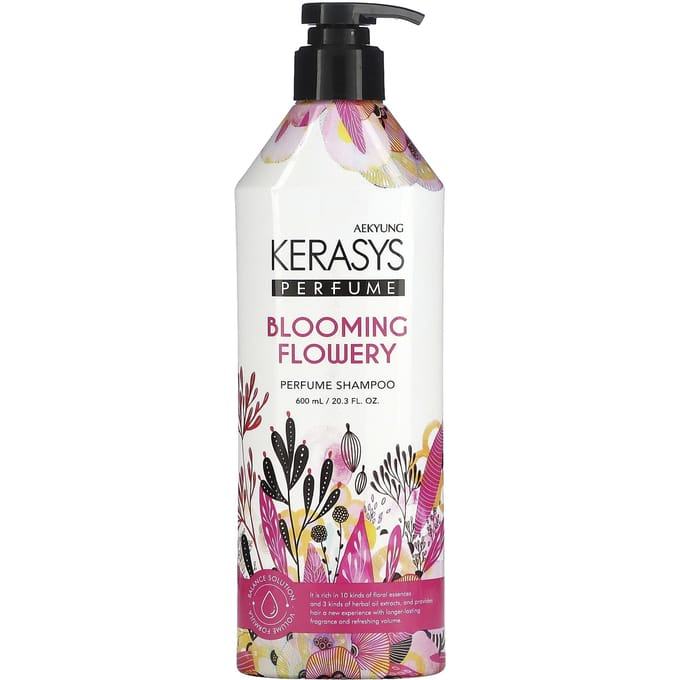 Kerasys Blooming Flowery Parfum Shampoo, 600 ml (20,3 fl oz) white