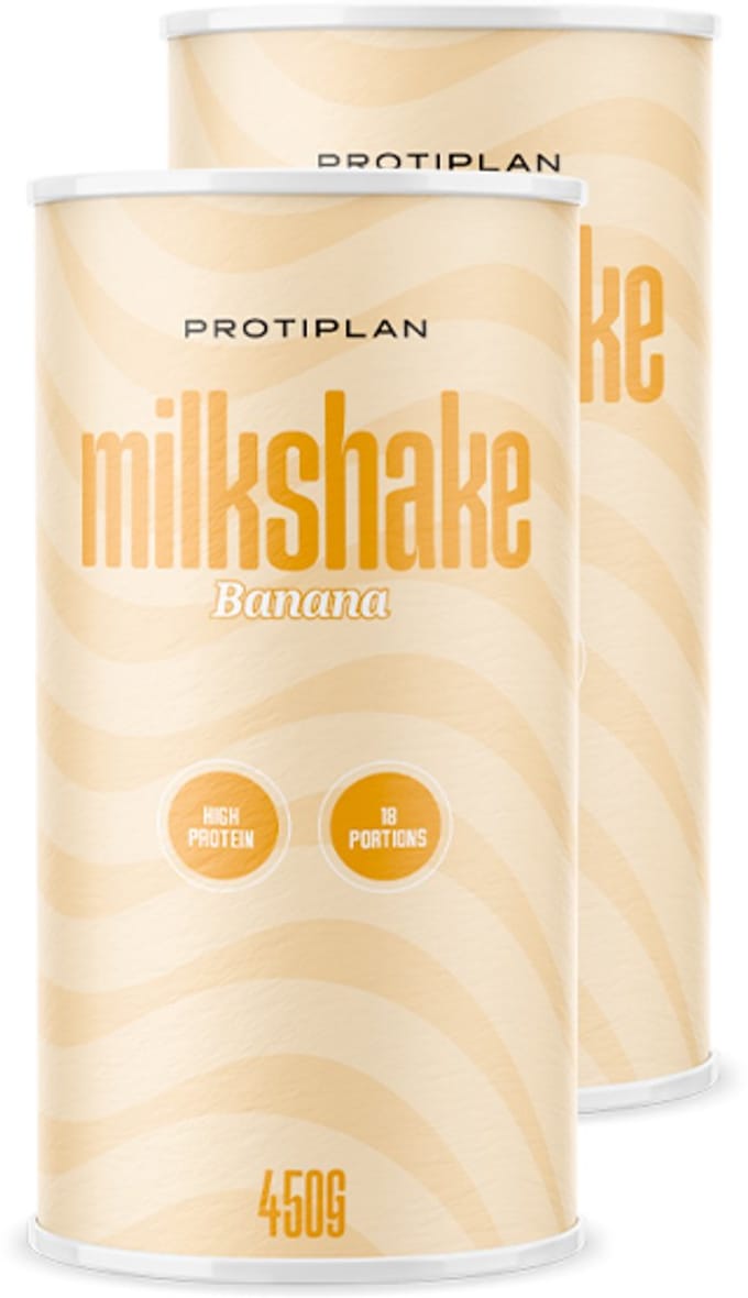 Protiplan - Proteïne Milkshake Banaan - 2 stuks - 2 x 450 g - Eiwitdieet - Proteïneshake