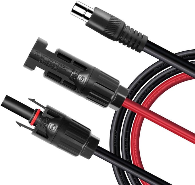 Zonnepaneelkabel Adapter op DC8020 voor Powerstations