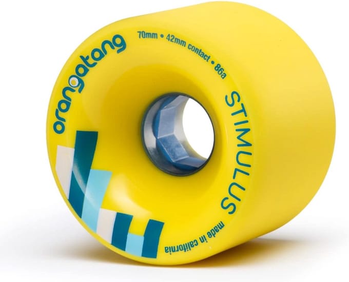Freeride Longboard Wielen 70mm 86a - Set van 4 - Ideaal voor Slides en Tricks