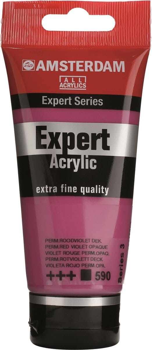 Amsterdam Expert Series Acrylverf - 75 ml - Permanentroodviolet Dekkend 590   8712079289584   Verf