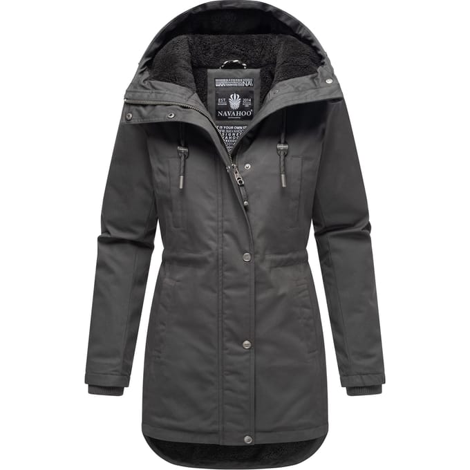 Navahoo Winterfunke dames winterjas met teddyvoering