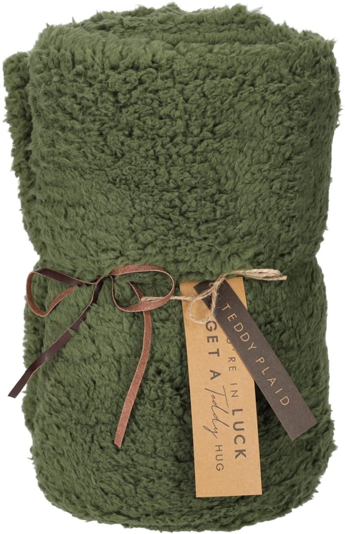 JENS Living Teddy Plaid - Groen
