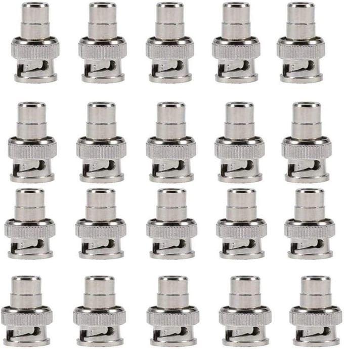 Adapter Set - Verbindingsstukken - Camerabeveiliging - Meerdere Connectoren - 20 Stuks