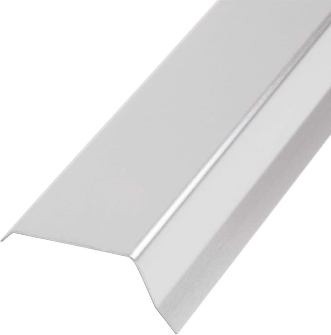 Borstweringsplaat en Dakrandplaat 2m - 45mm Aluminium voor Platte en Schuine Daken