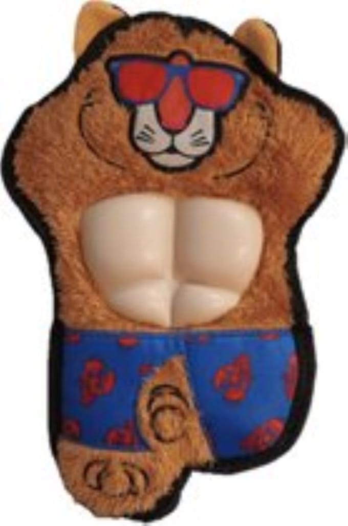 Dogs Collection - Hondenspeelgoed - met piep - 28 cm - Tijger