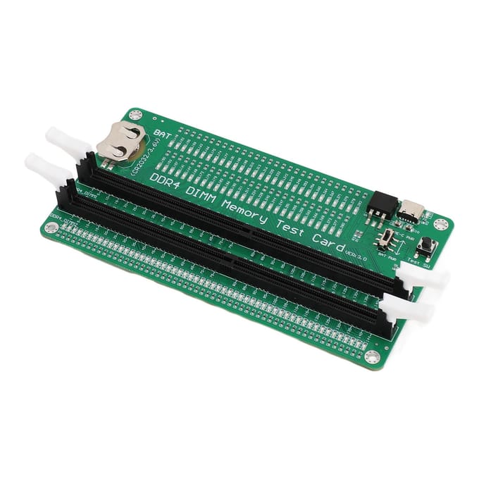 DDR4 Geheugentester Desktopcomputer DDR4 Testkaart Slot Diagnostische Analyzer Testkaart voor Desktop black