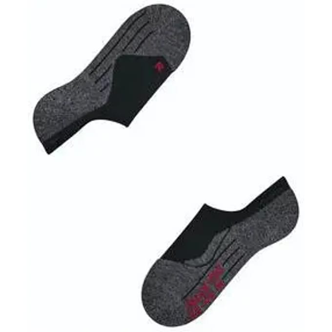 FALKE RU3 Comfort Invisible extra sterke padding functioneel materiaal hardloopsokken dames zwart - maat 35-36