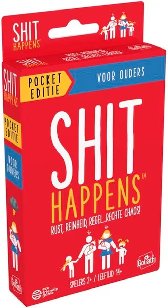 Goliath Shit Happens Kaartspel de Krankzinnige Oudereditie