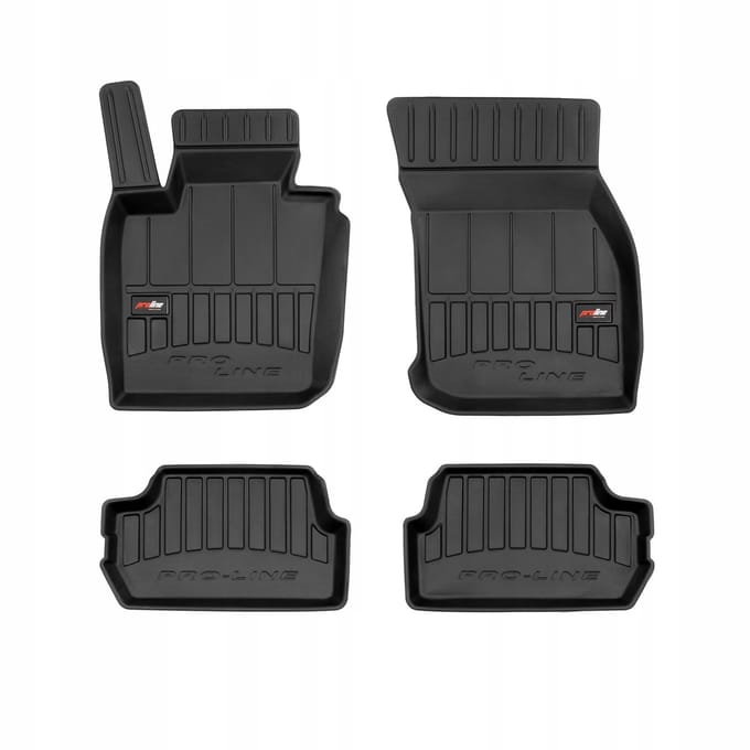 Frogum ProLine - Mattenset & Kofferbakmat - MINI Cooper S III 3-deurs (2014-) - Pasvorm - Zwart