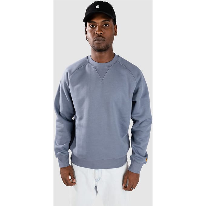 Carhartt WIP Chase Sweater blauw