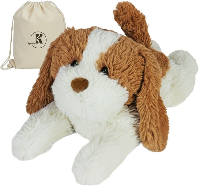 Kyendo® Verzwaringsknuffel Hond - 2 kg/45cm - RustHond - Zachte Knuffel met Gewicht
