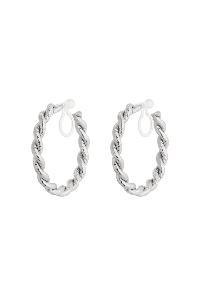 Luxe hoop clip oorbellen