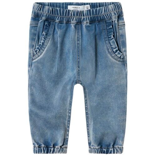 Name It baby meisjes spijkerbroek ROSE Blue Round Fit - Maat 68