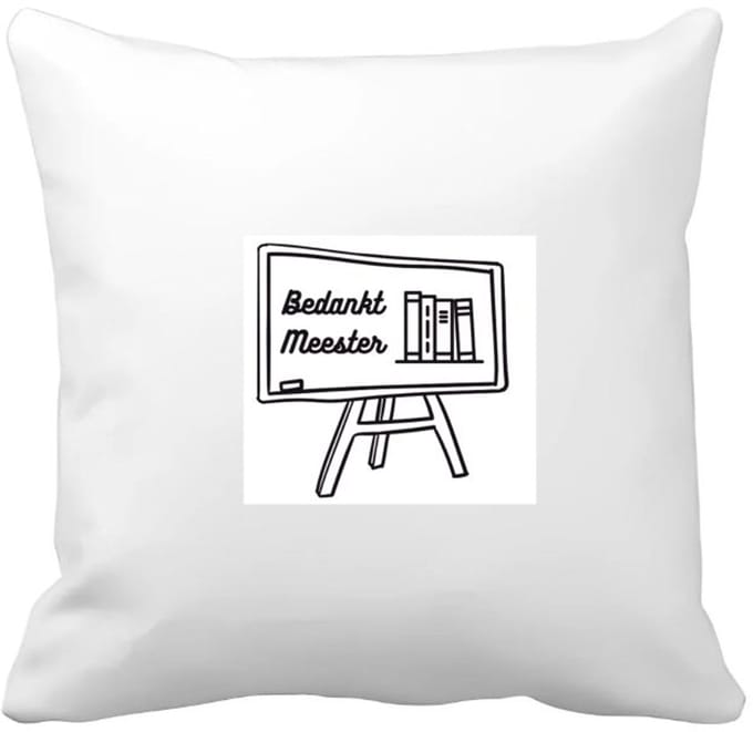 Akyol - bedankt meester Kussen hoes - Meester - meester - leraar - 40 bij 40 cm