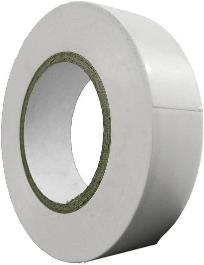 Witte Isolatietape 10 meter Lang en 19 mm Breed voor Elektrisch Gebruik