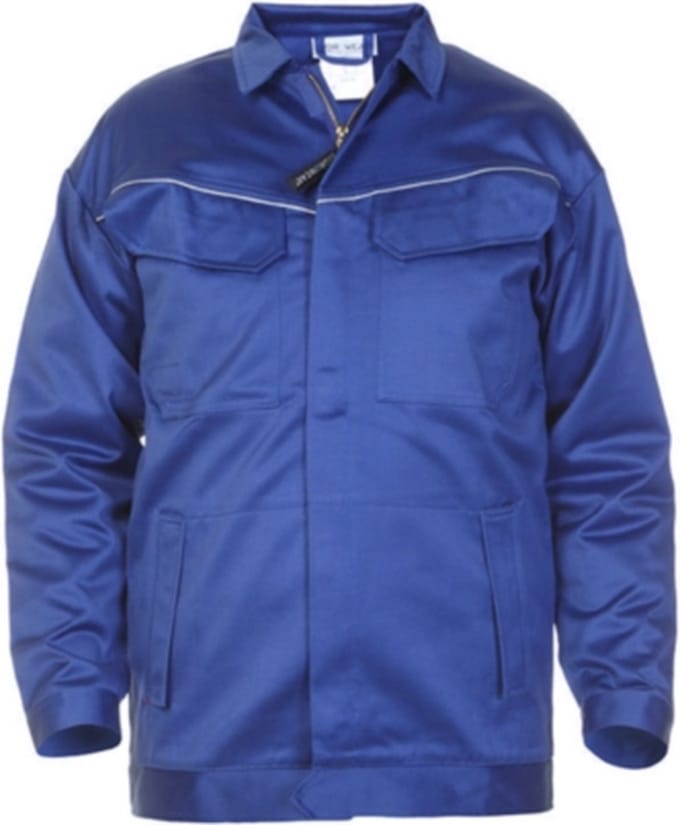 Hydrowear Muiden Werkjas | royal blue | maat 62