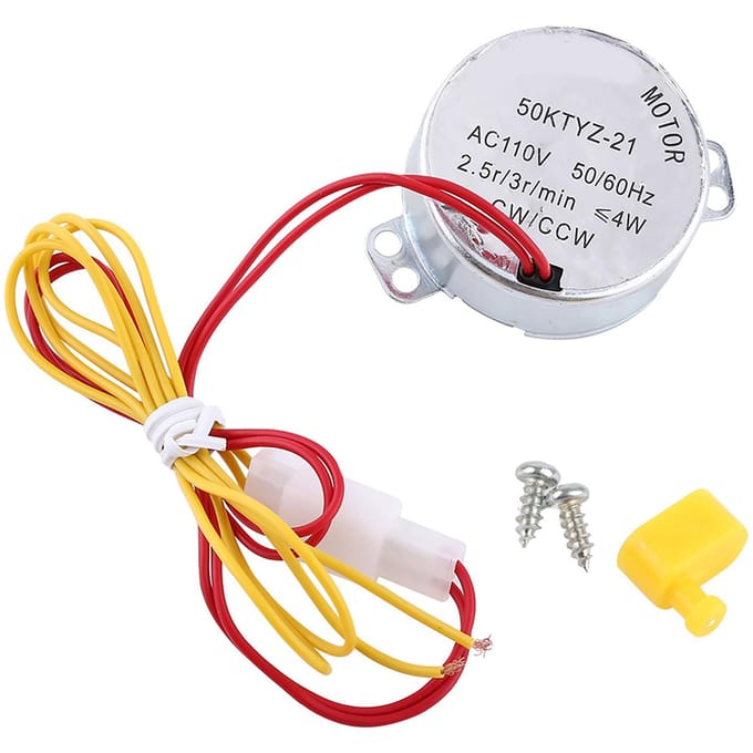 1PC CW/CCW Eierdraaier Rotator Incubatormotor Met Connector(110V) 110V white