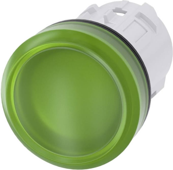 Siemens 3SU1001-6AA40-0AA0 Verlichte melder Plat Groen 1 stuk(s)