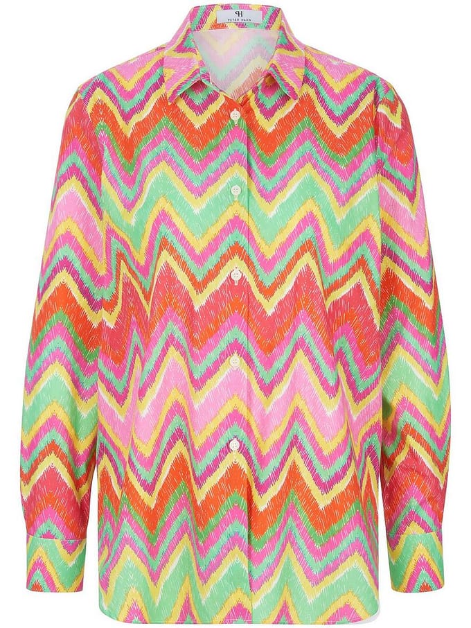 Lange blouse Van Peter Hahn multicolour