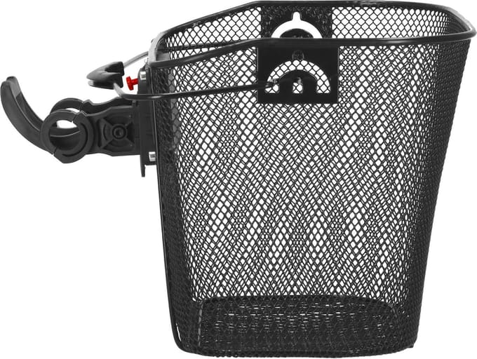 Springos Fietsmand - Kliksysteem - Metaal - Zwart - 6 Kg