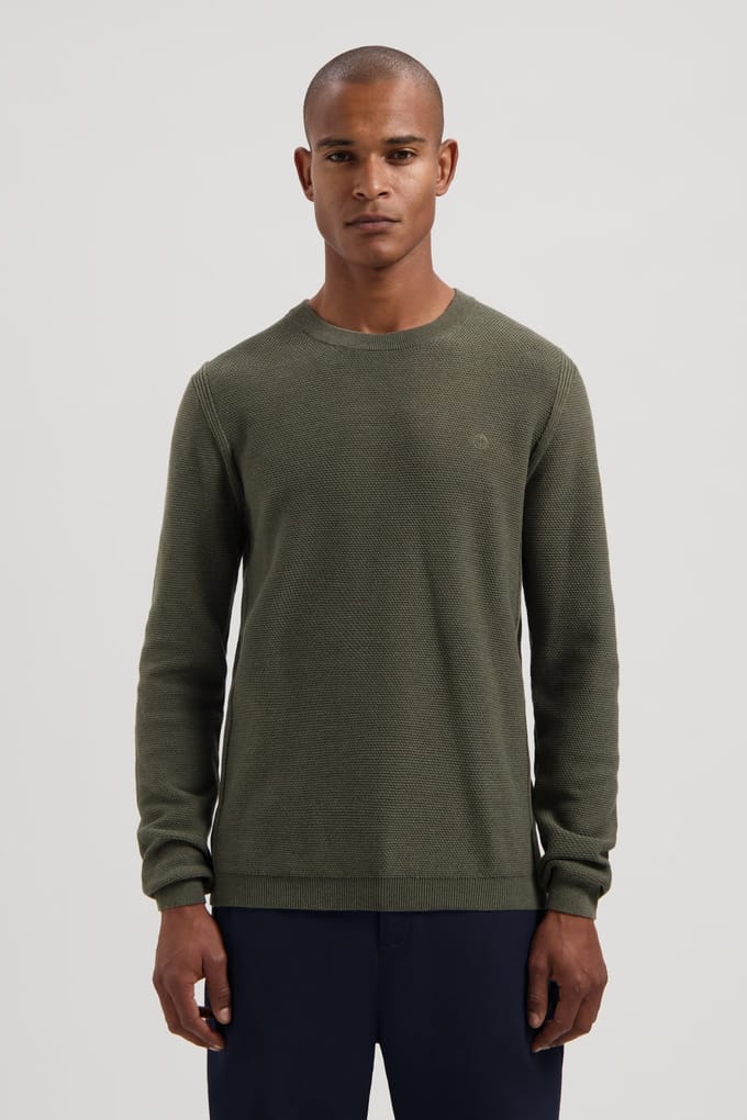 Dstrezzed Ds_mercury Crew Olive Night Maat: 3XL | Sweaters Outlet | Heren | Bruin