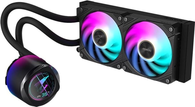 GIGABYTE AORUS WATERFORCE X II 240 - CPU waterkoeling - Max 38 dBA