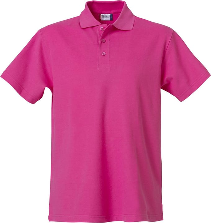 Clique Basic Polo 028230 - Helder kersen - 4XL