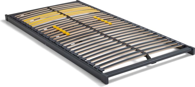 Beter Bed Bossflex 400 Lattenbodem 70 x 200 cm - Bedbodem - Vlak - Max. 120kg - Antraciet/Geel