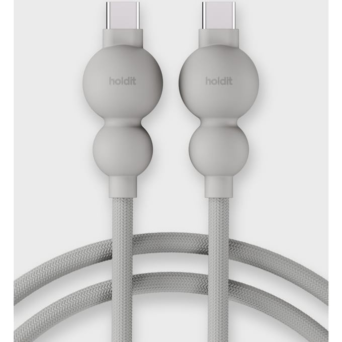 Charging Cable Wool Gray USB-C / USB-C, 1m