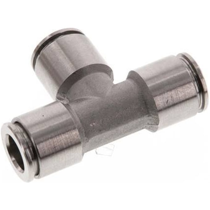 8mm T-koppeling RVS Insteekfitting FKM