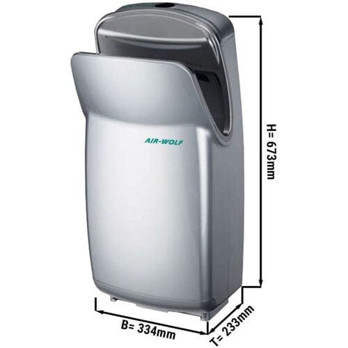 AIR-WOLF Handdroger met sensor - Zilver Zilver