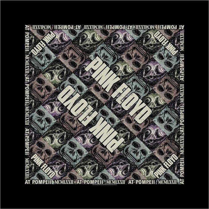 Pink Floyd Mozaïek Bandana One Size black