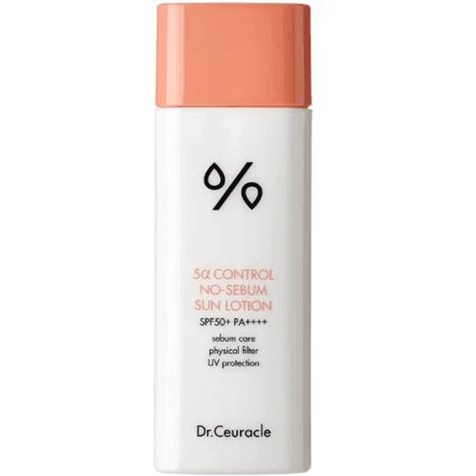 [Dr.Ceuracle] 5 Alpha Control No Sebum Zonnebrandlotion SPF 50+ PA++++ 50ml white